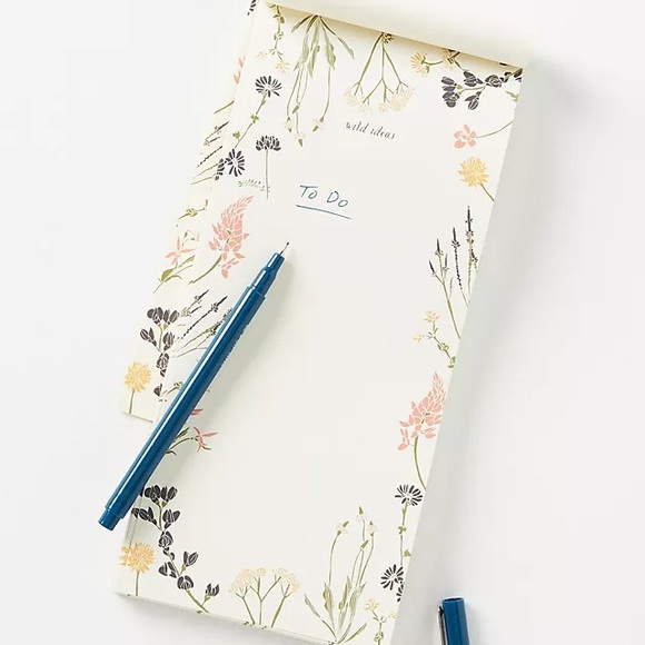 Anthropologie Other - Anthropologie wildflower notepad